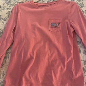Vineyard Vines Pink Long Sleeve Shirt